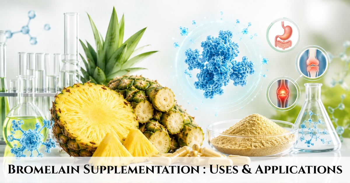 Bromelain Supplementation : Uses & Applications