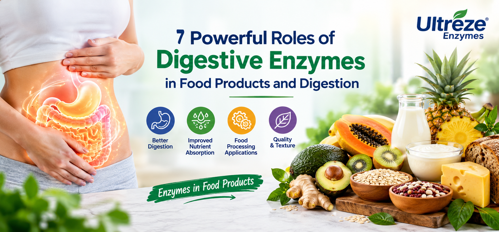 7 Powerful Roles of Digestive Enzymes in Food Products and Digestion.